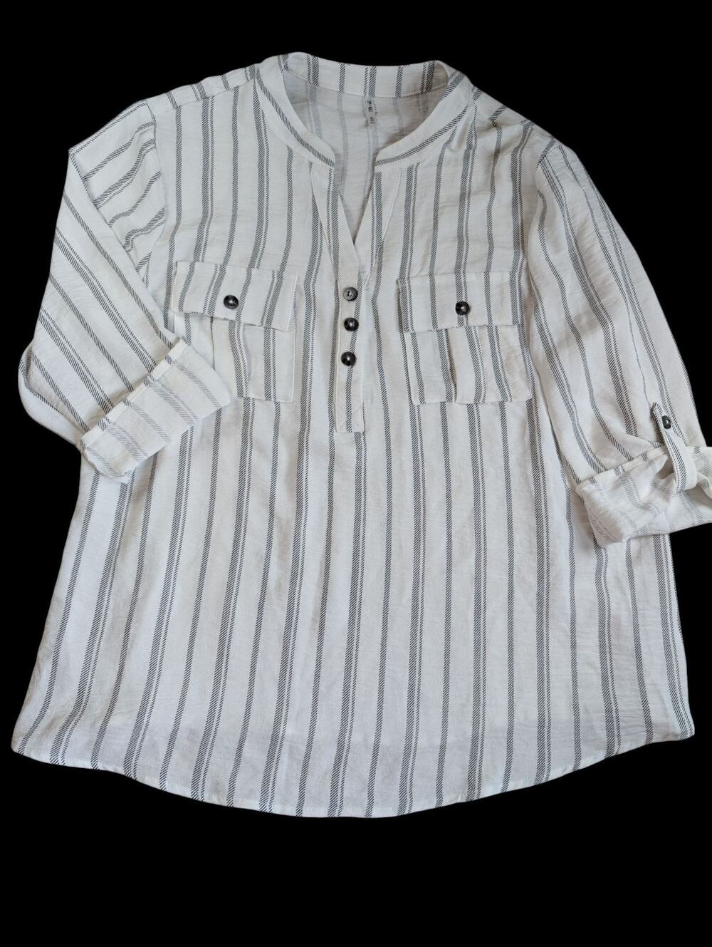 3rd + Malt white With blue stripes Summer Breeze Long sleeve XL